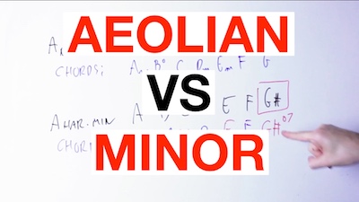 aeolian vs minor