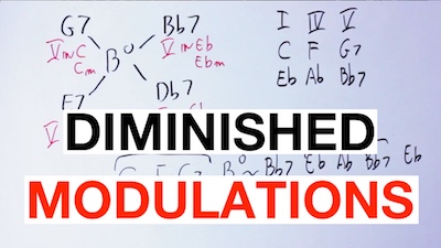 diminished modulation