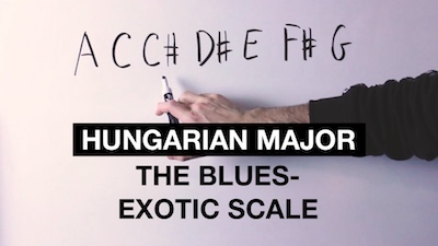 Hungarian major scale