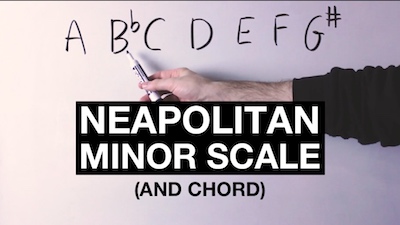 Neapolitan minor scale