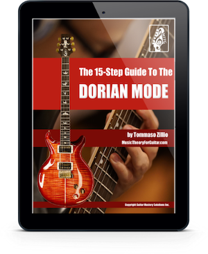 guitar dorian mode