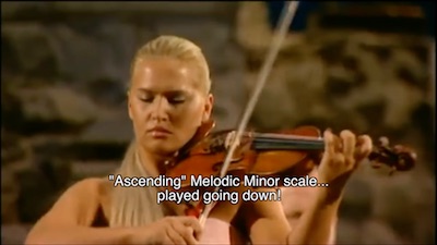 ascending melodic minor scale