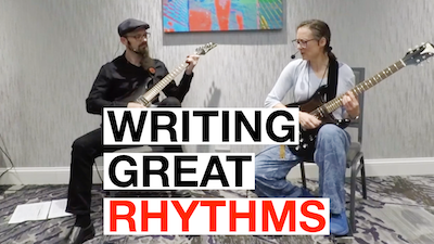 creative guitar rhythm