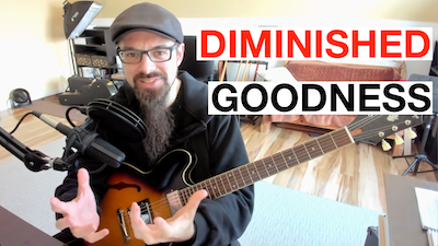 diminished solos guitar