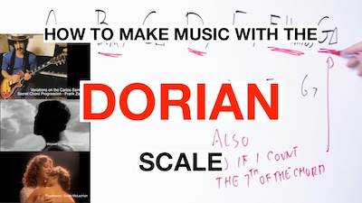 guitar dorian mode