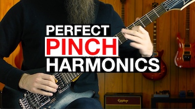 guitar pinch harmonics