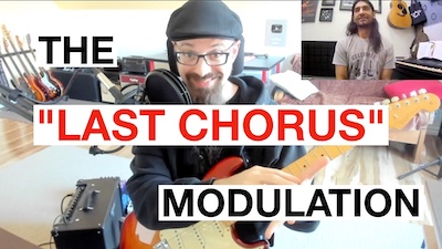 last chorus modulation