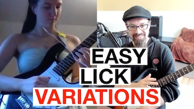 lickety-split riff variations