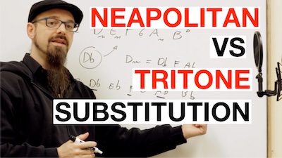 Neapolitan tritone substitution
